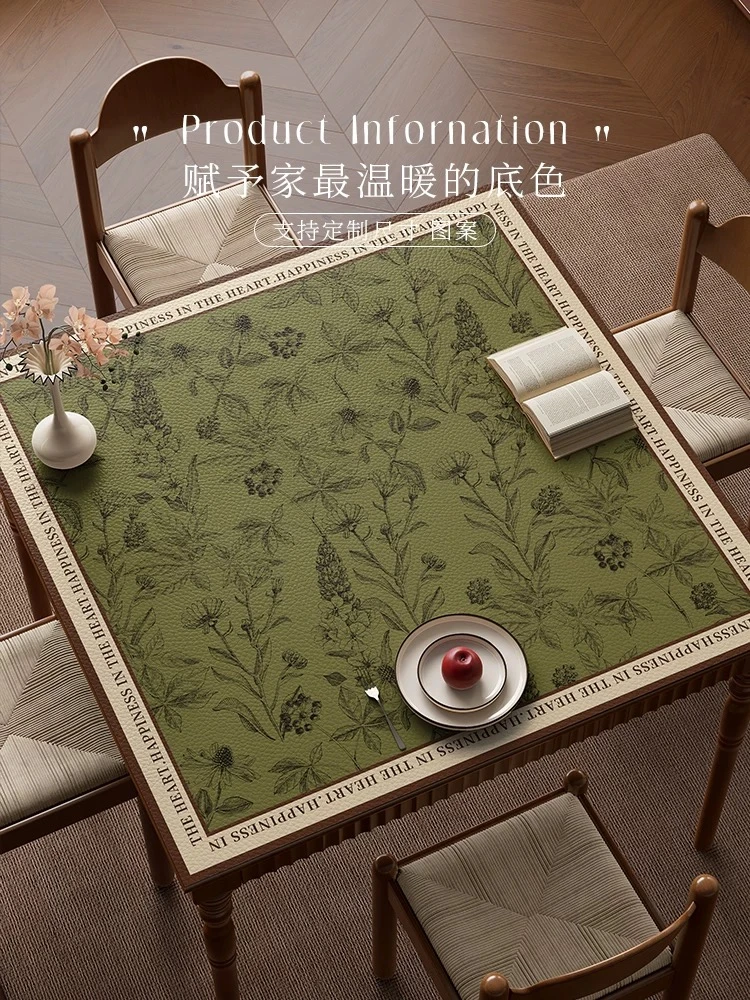 墨以-223【100x100】硅藻泥正方形桌垫轻奢高级感桌面保护垫