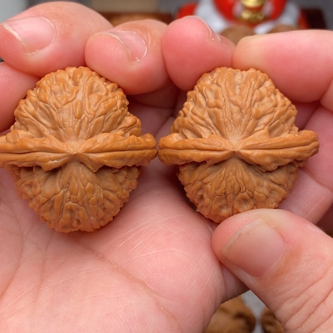 文玩核桃把件35.5全品绝配白狮子