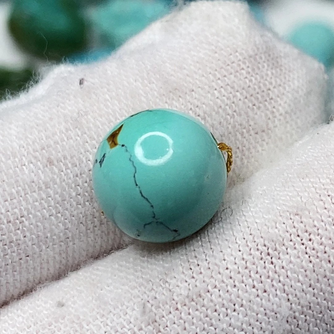 绿松石未镶嵌天然原矿 带武汉地大证书