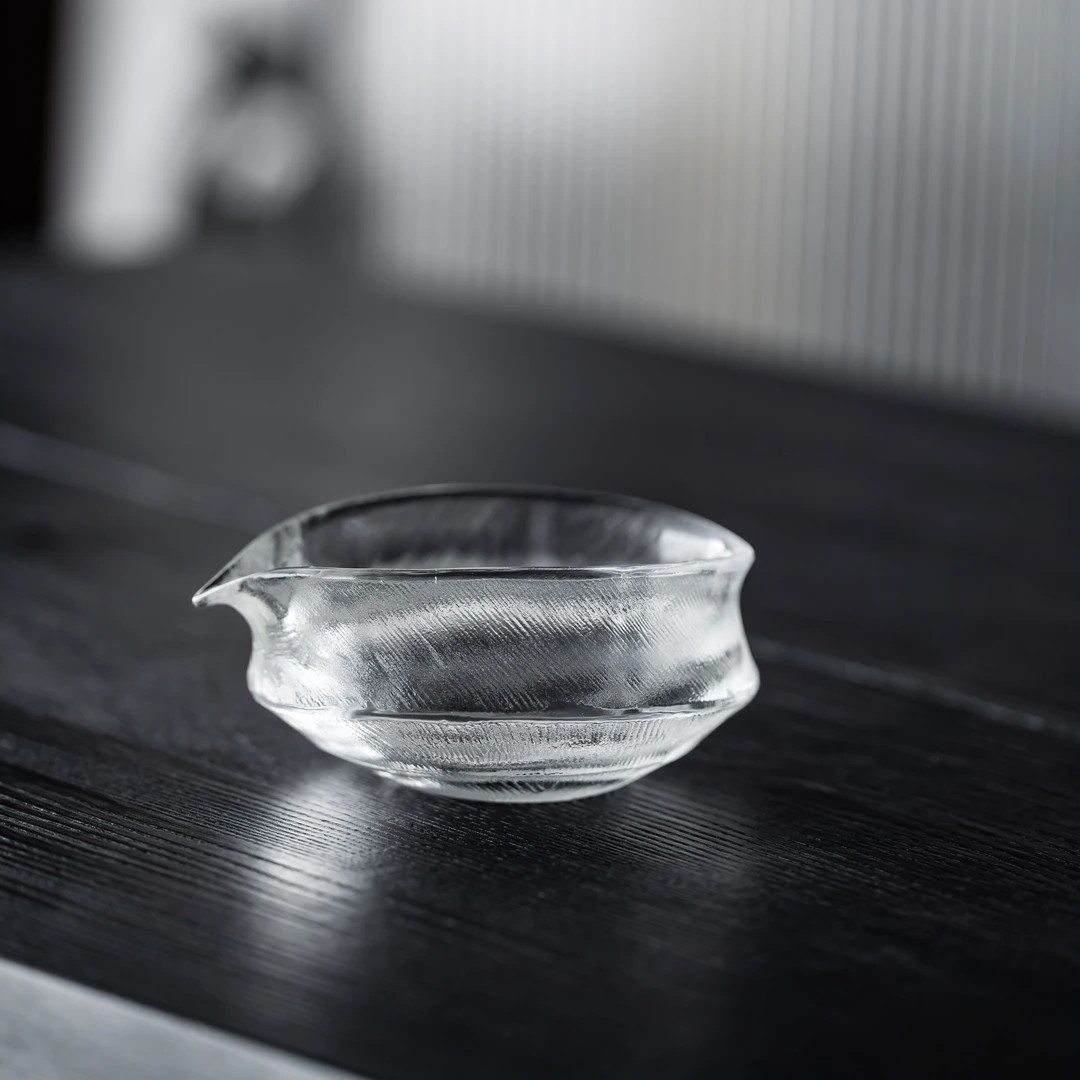 【物问】水晶扁舟1号 公道杯（直径10cm，高5.5cm 容量150ml）