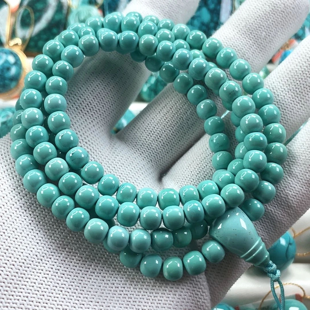 绿松石未镶嵌车挂