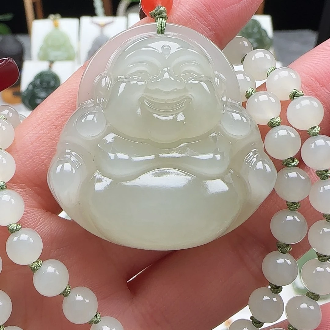 和田玉颈饰未镶嵌40