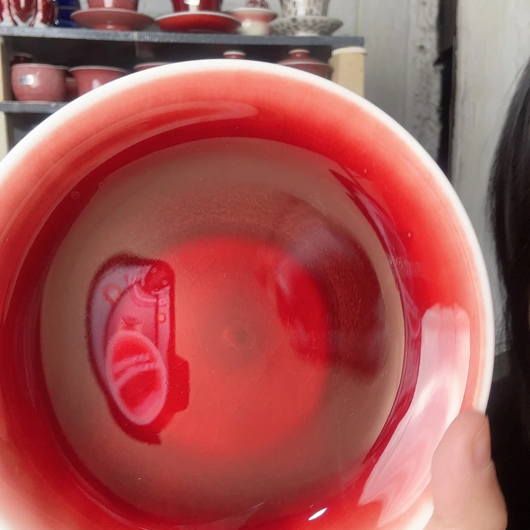 瓷片景德镇郎红陶瓷