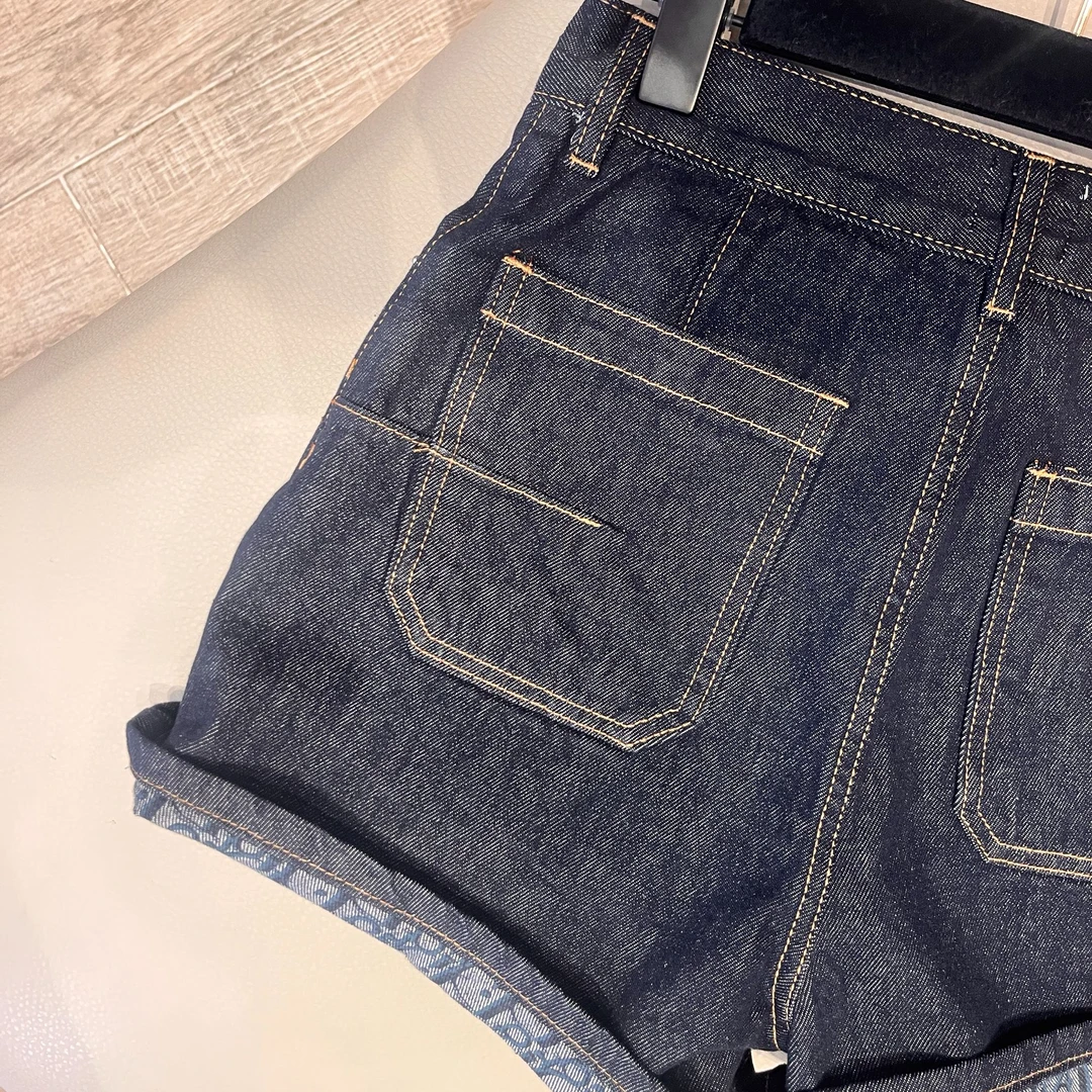 （0068）25新款短牛仔裤E46