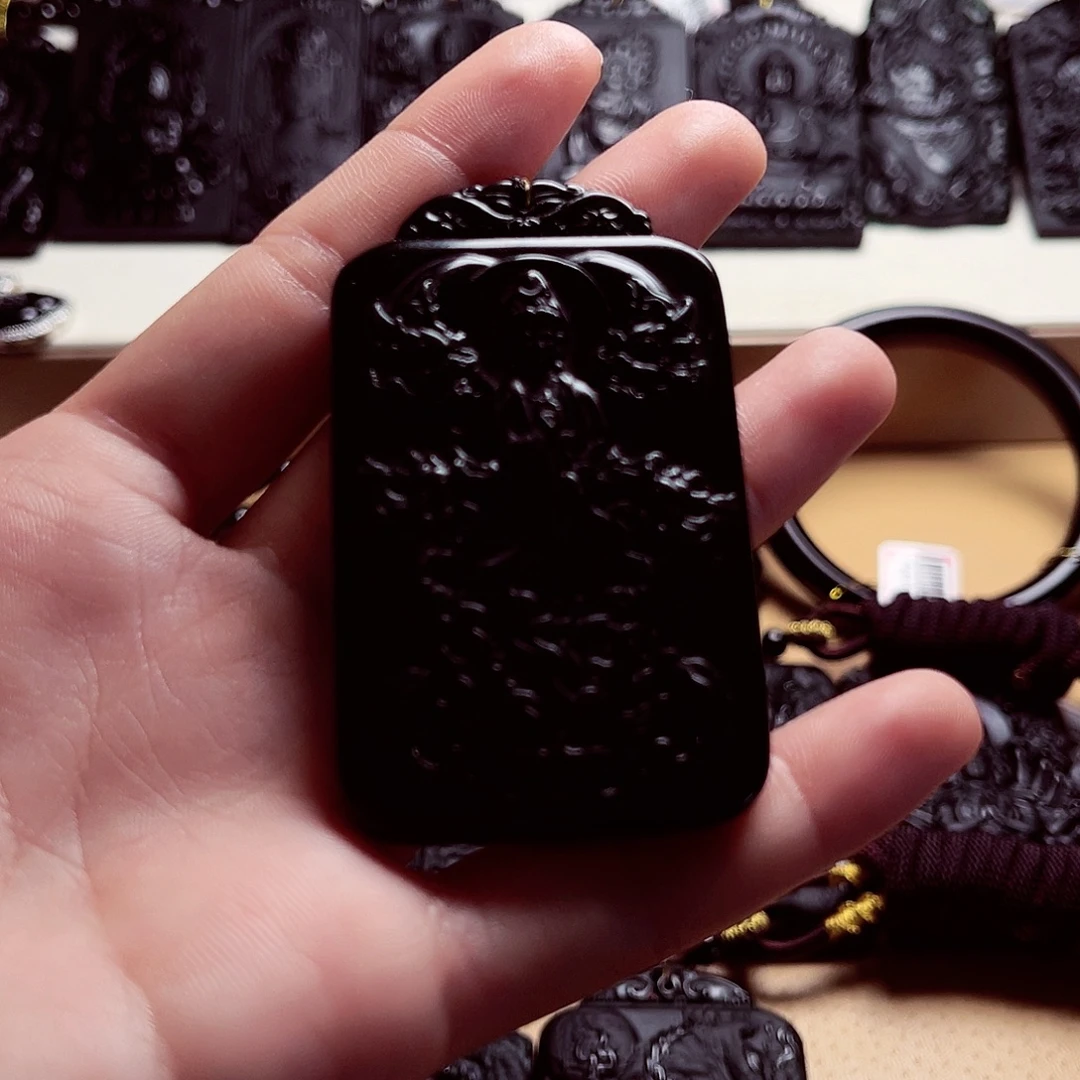 天然缅料A货玉龙观音A278