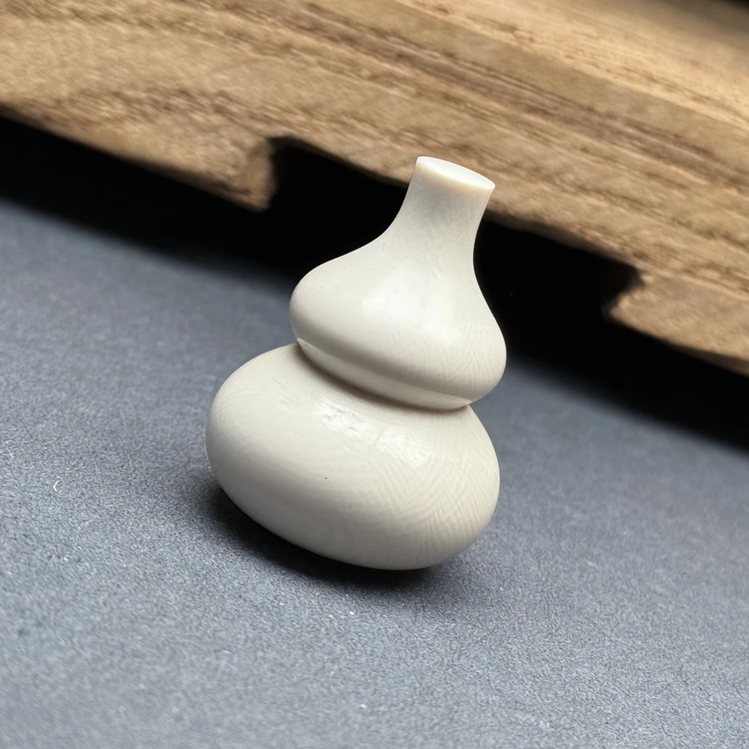 H95-36天然猛犸象牙葫芦吊坠33.6×44.7mm支持鉴定假一罚十