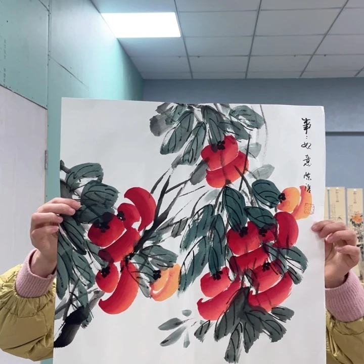 国画我的心好痛啊我的心真的好痛啊呜呜