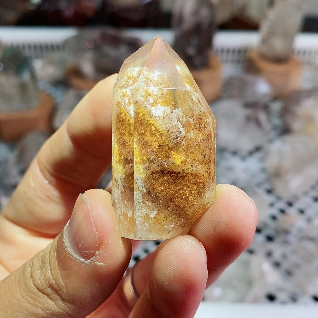 【闪购商品】水晶车挂未镶嵌天然水晶原石