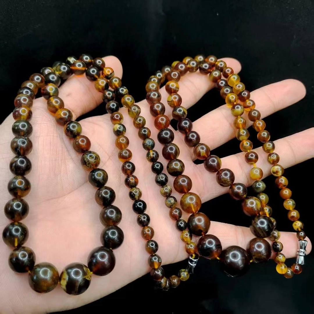 【康康严选】溶洞琥珀塔链GL【多样性发其一】约5-11mm+