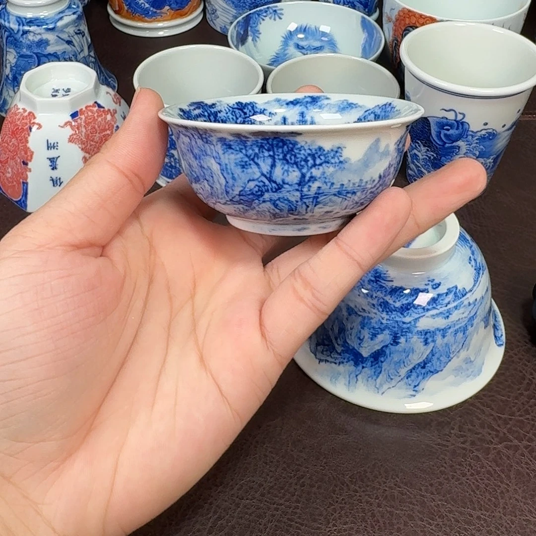 南***山现代景德镇陶瓷杯