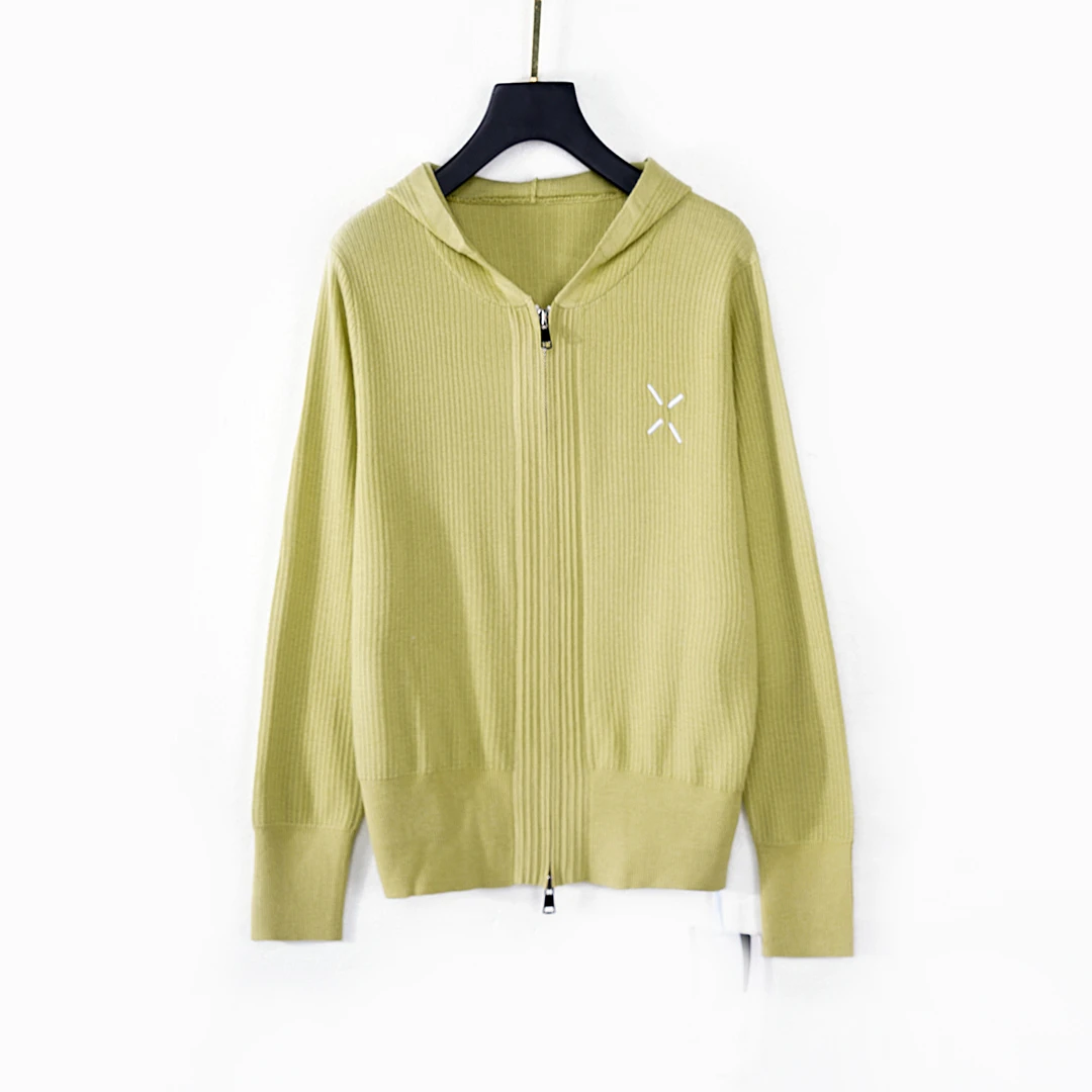 【春季上新】C8517绿色韩版潮流时尚经典大气休闲设计连帽衫开衫