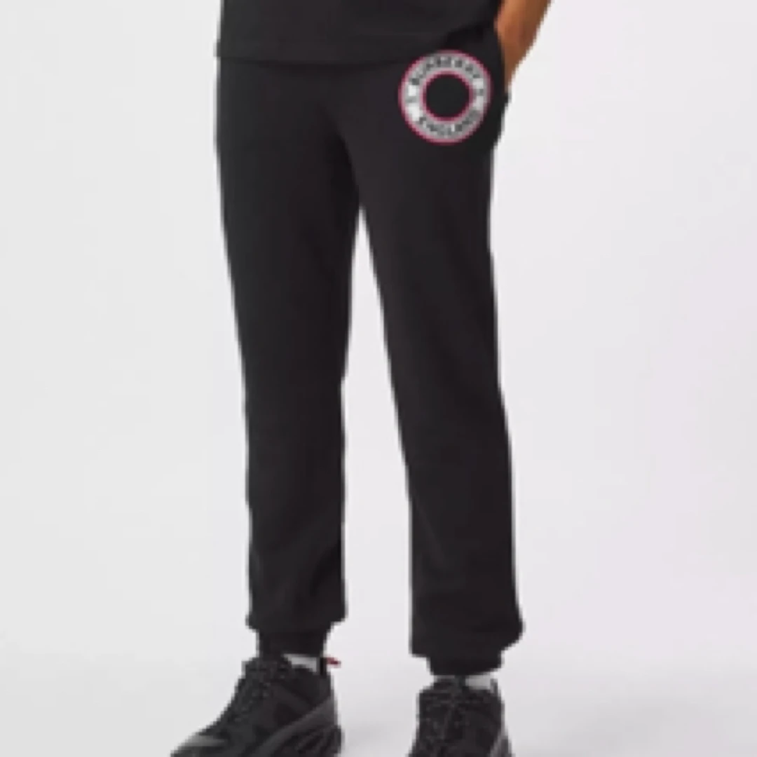 95新 BURBERRY/博柏利 圆圈刺绣长裤/L码/254292