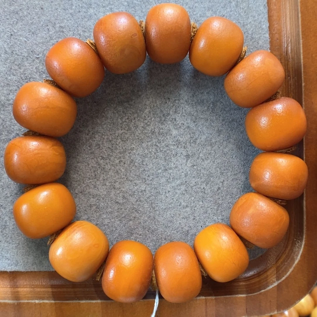 未镶嵌蜜蜡手串蜜蜡手串
