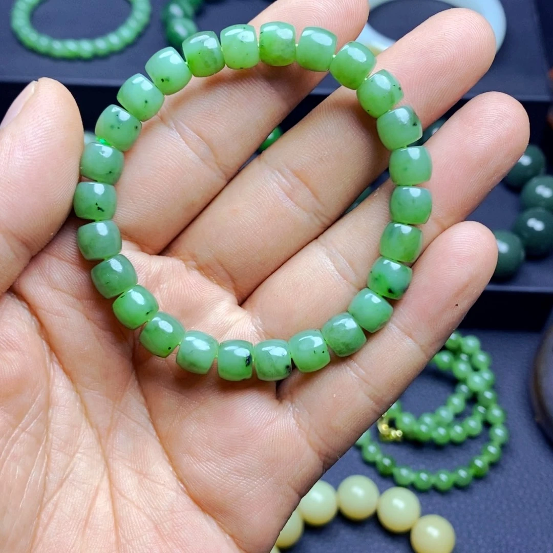 手链未镶嵌和田玉（糖玉）