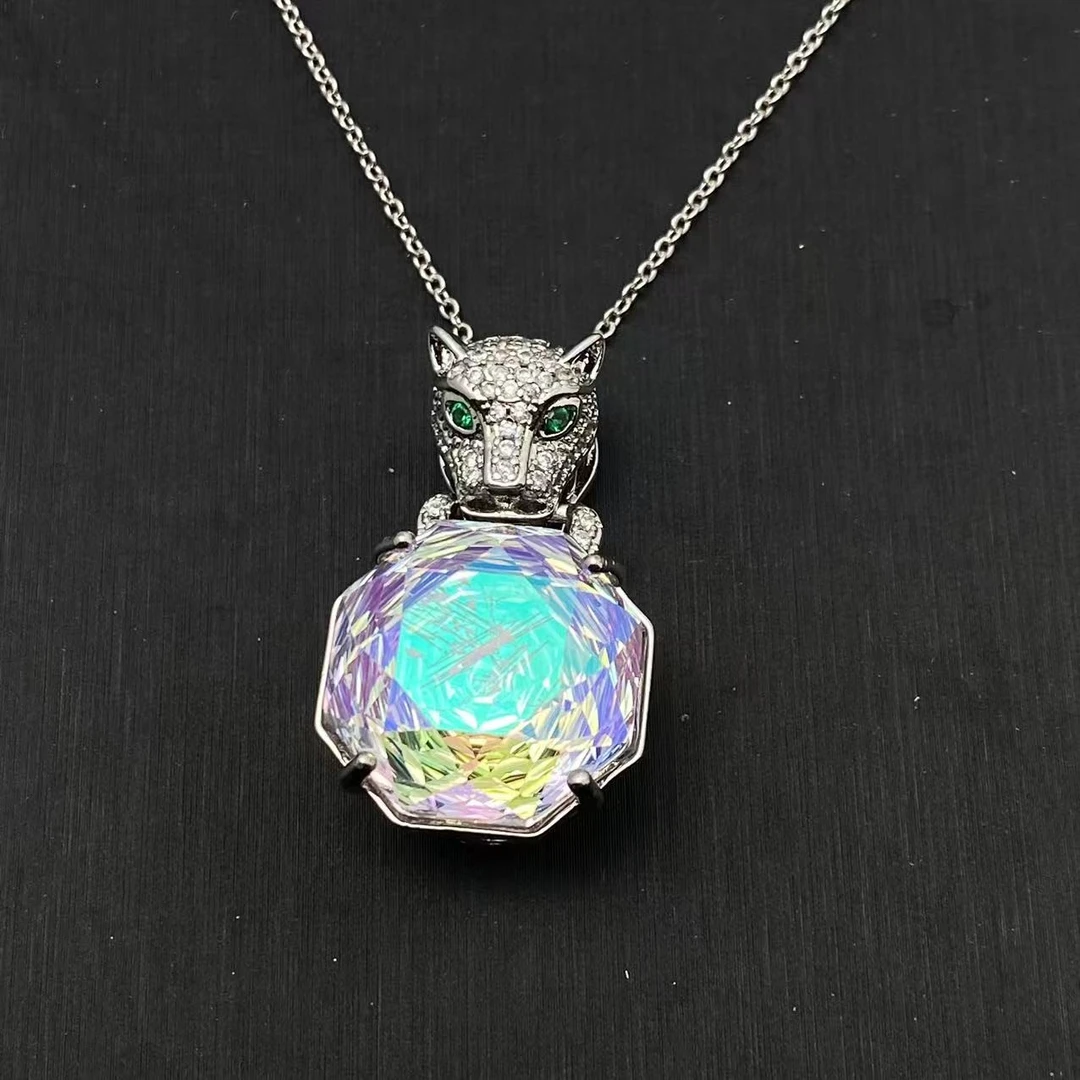 南非彩色吊坠AJ55015