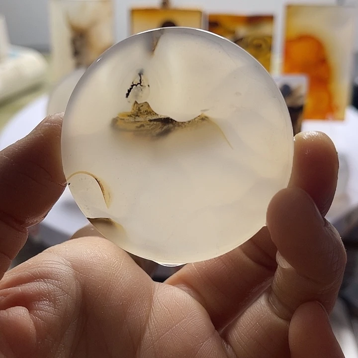 玛瑙/玉髓未镶嵌吊坠(不含链)