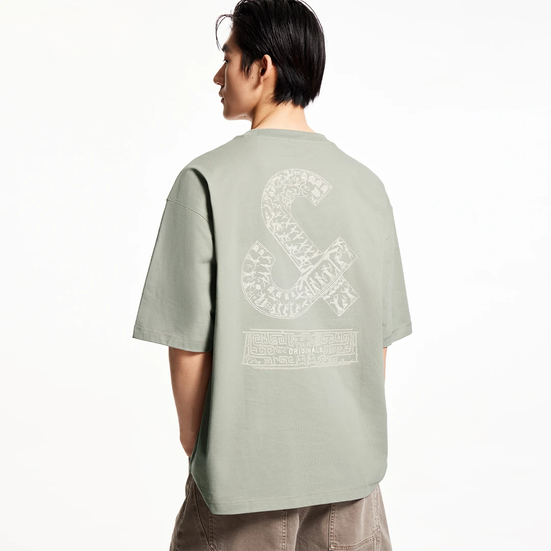 【商场同款】杰克琼斯秋季男士短袖t恤舒适百搭时尚潮流宽松男装