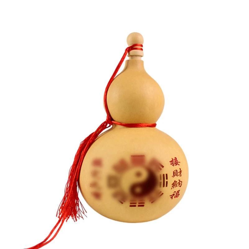 【甲乙】开口酒葫芦12-13cm观赏葫芦家居摆件景区天然葫芦