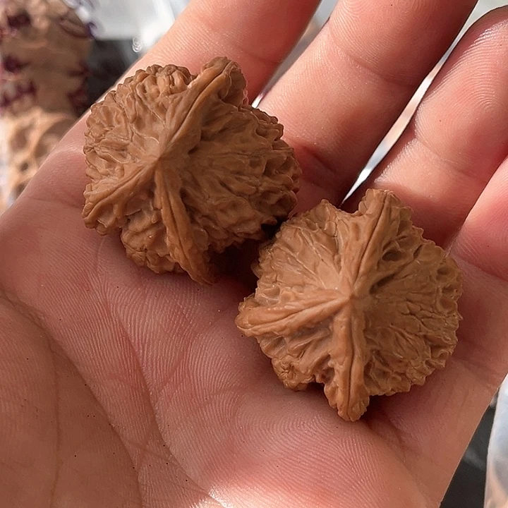 文玩核桃把件33尺三棱