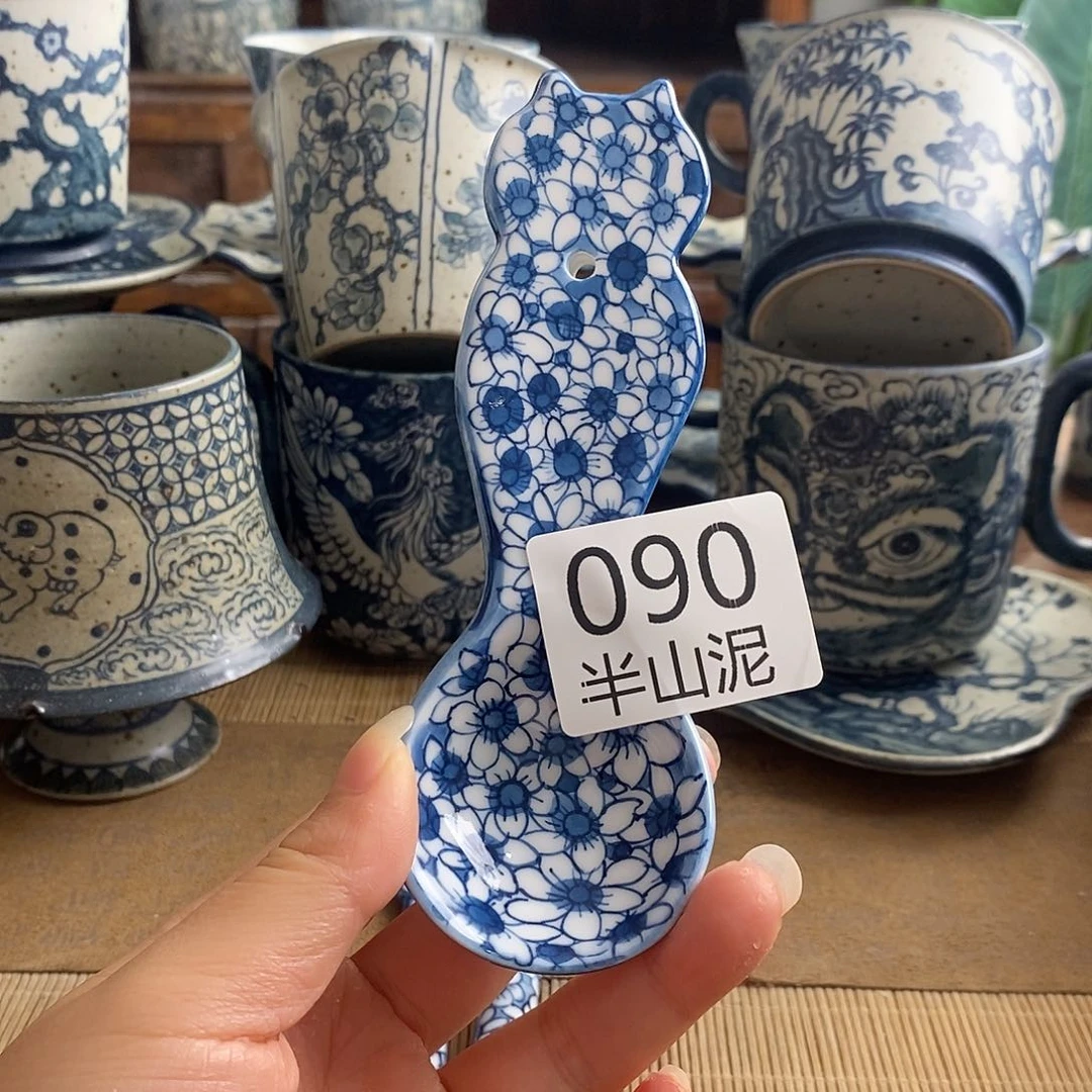 手工手绘青花高温陶瓷