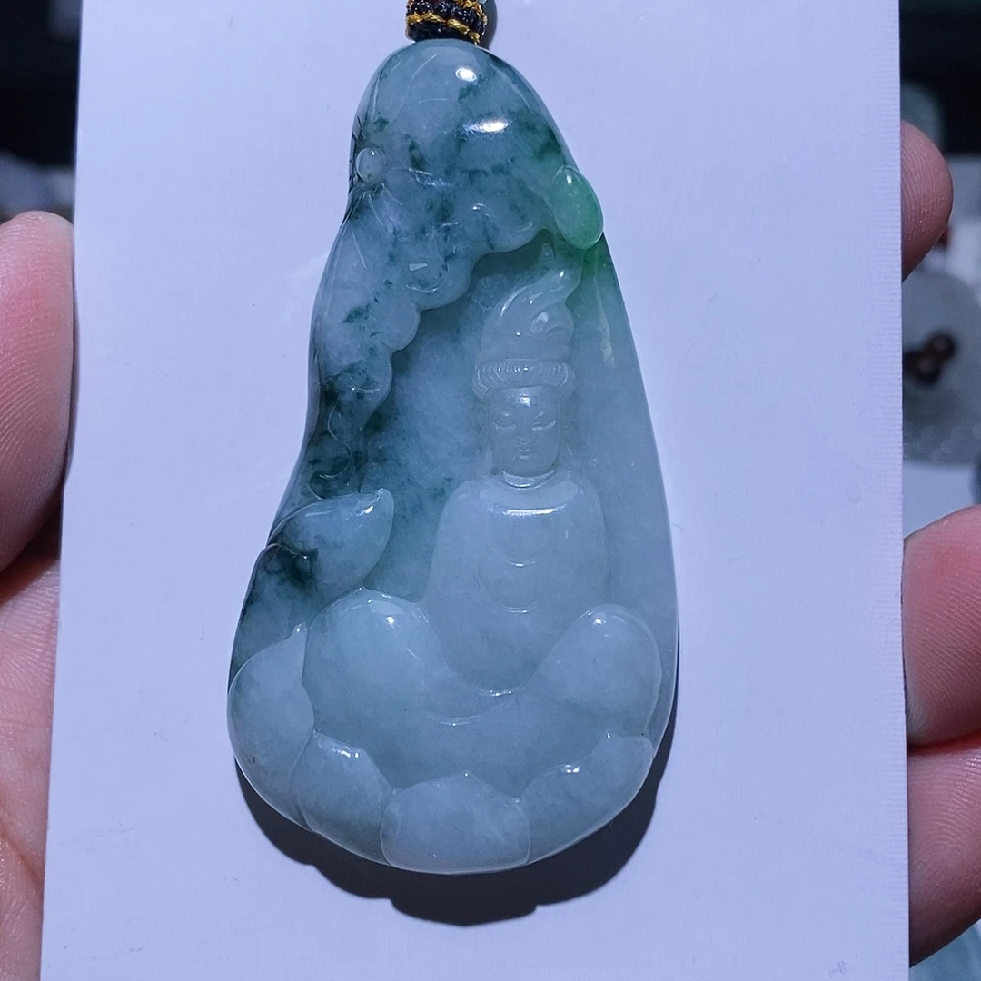 颈饰未镶嵌翡翠挂件