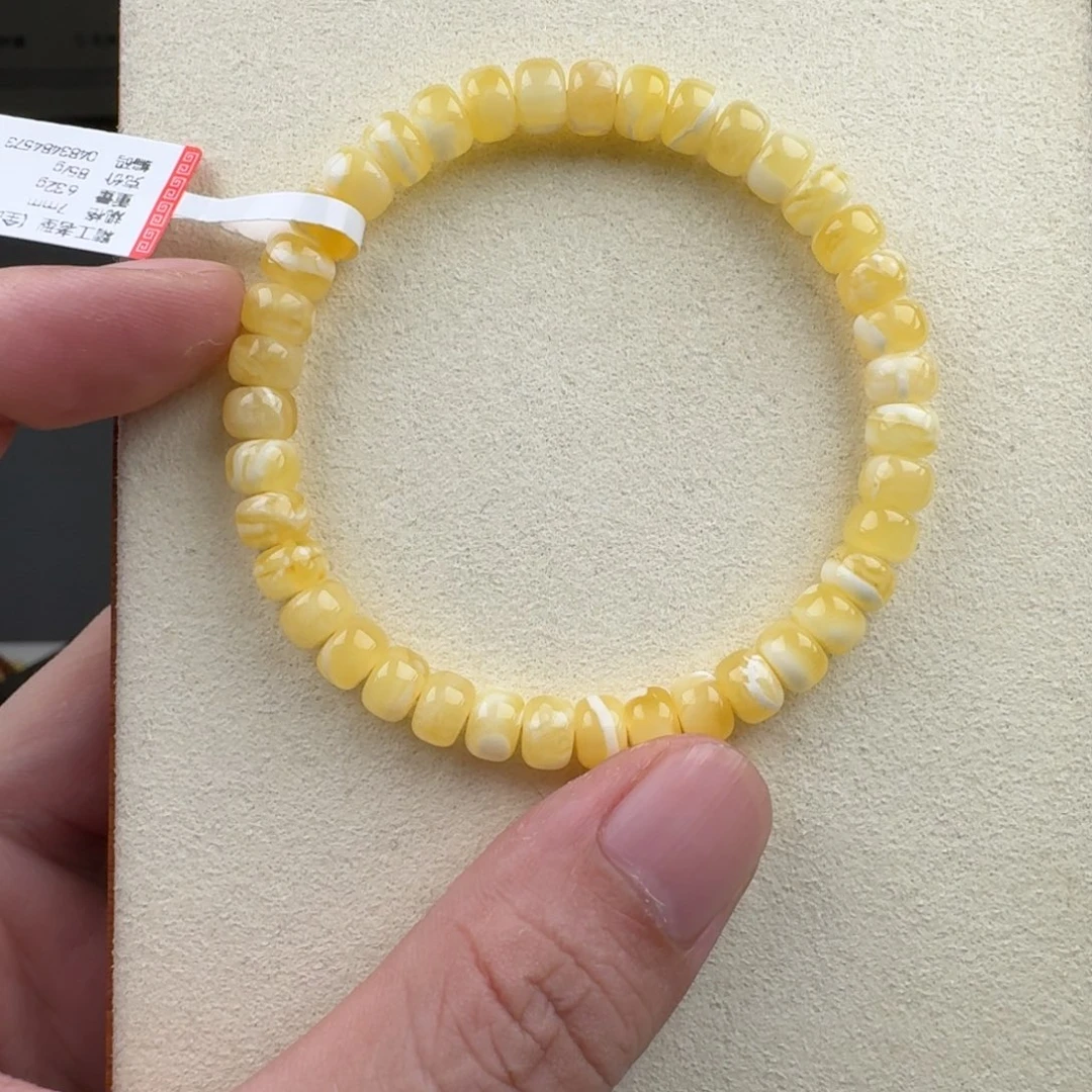 琥珀未镶嵌手链蜜蜡手串