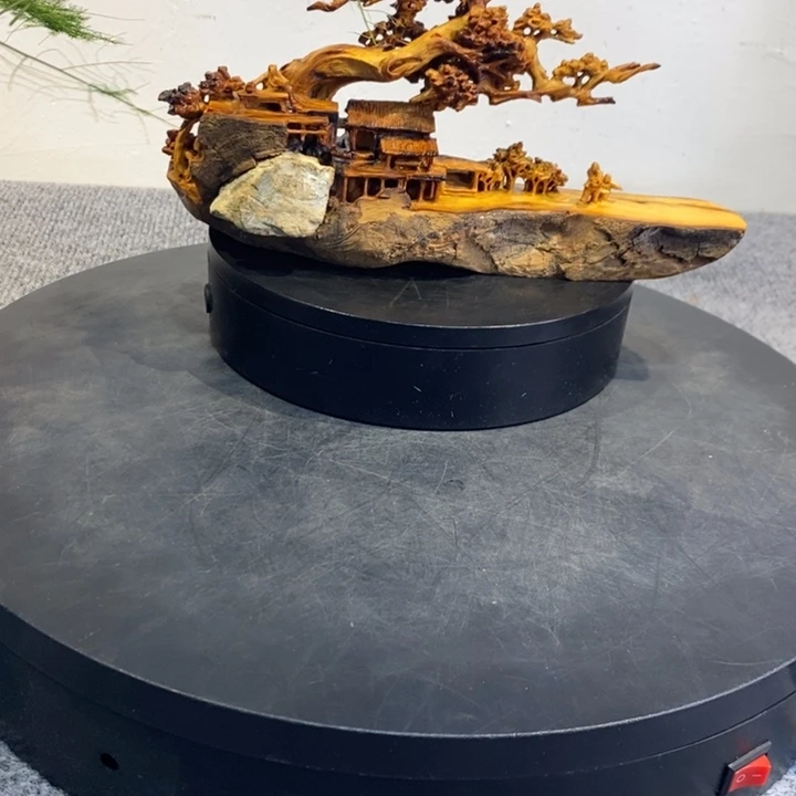 柏木白*国工艺品摆件