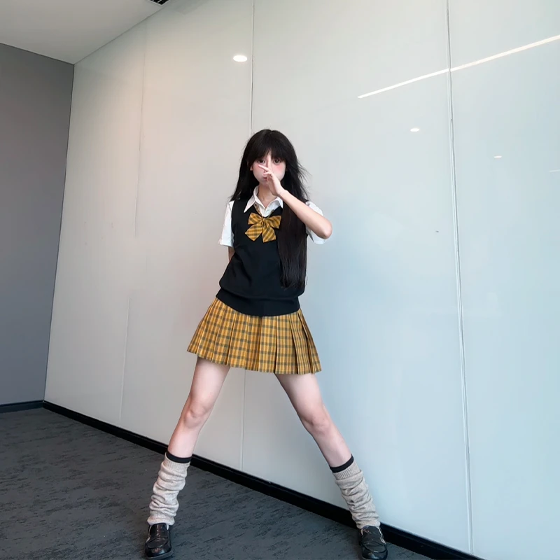 北璃酱日系jk制服套装原创正版格裙小葵百褶半身短裙女学生学院风