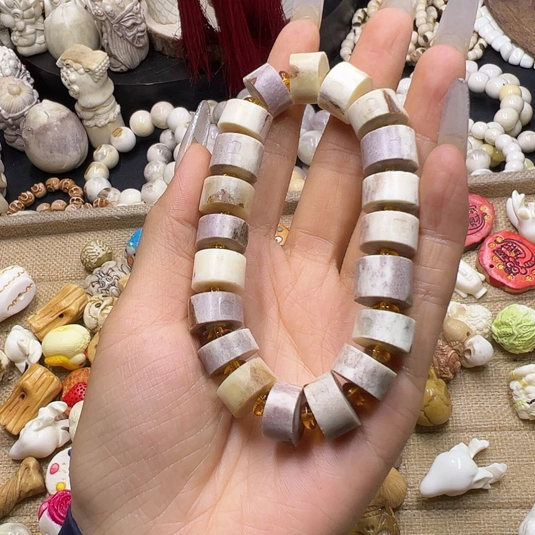 噜***呀鹿骨手串/手链鹿角