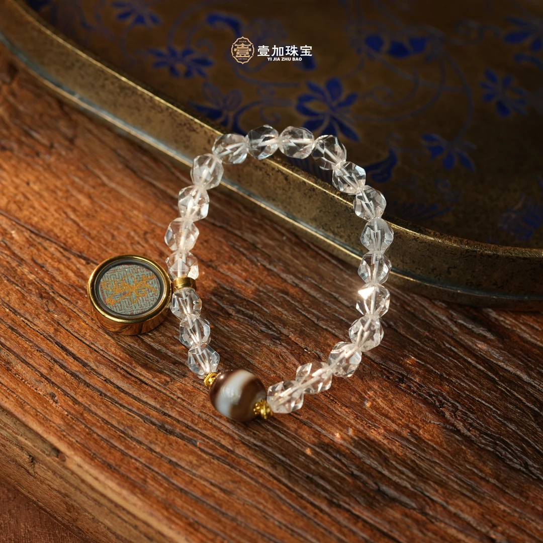 壹加师弟丨手工设计药师f玛瑙手串多样性发一