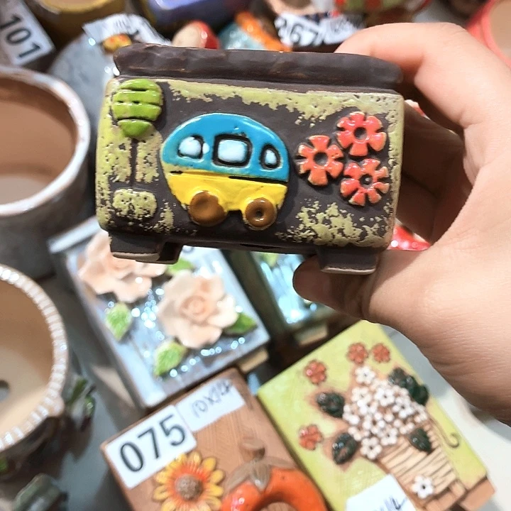 多肉花盆满15包邮