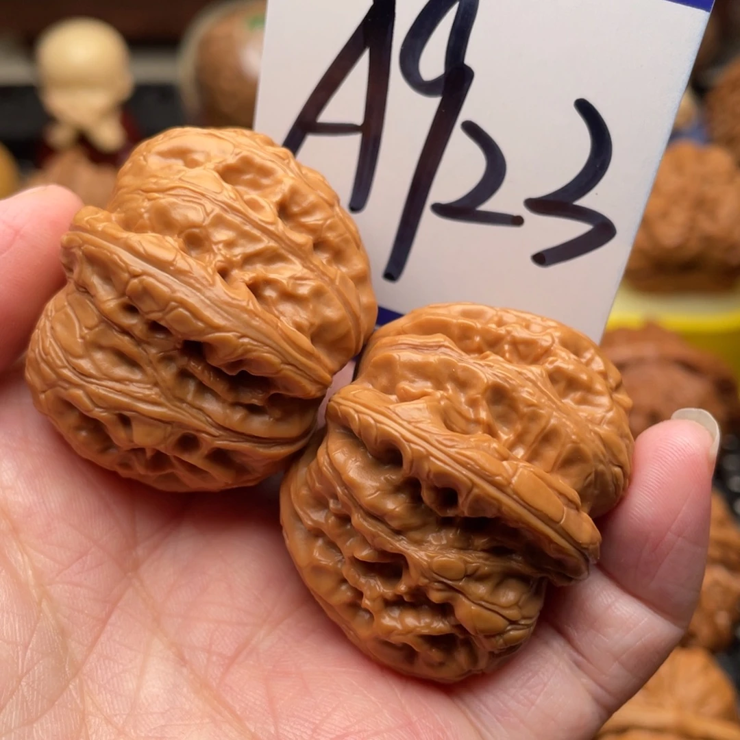 桃核把件平谷元宝39