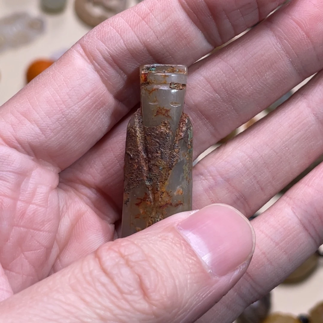 和田玉无未镶嵌苍*