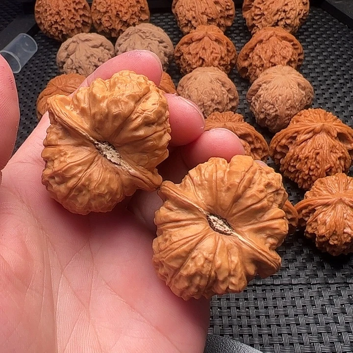 把件文玩核桃南瓜墩