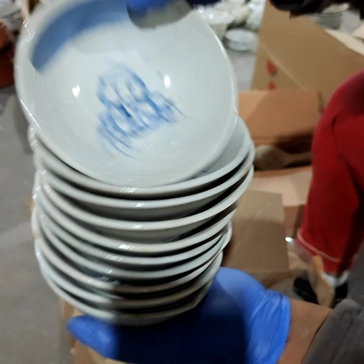 瓷片花****7盘子碗茶壶啥都有10个