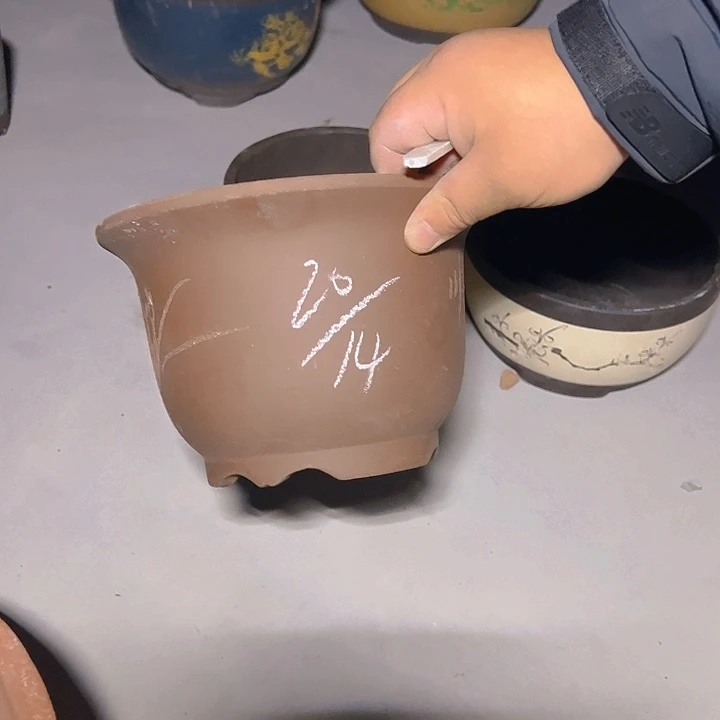 紫砂花盆特价清仓处理