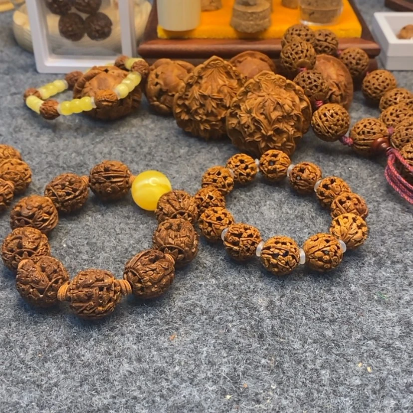 【闪购商品】核桃手串/手链风**子桃核雕刻