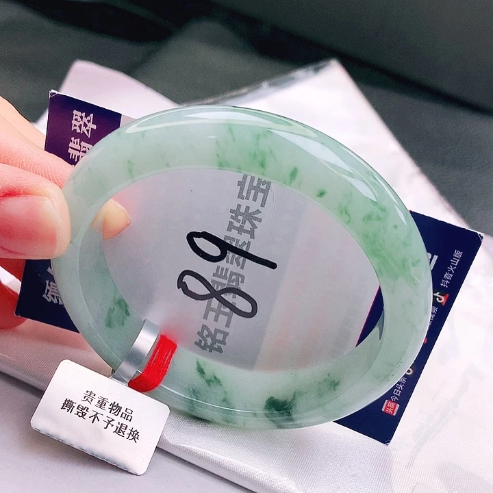 翡翠未镶嵌手镯缅甸天然a货翡翠手镯