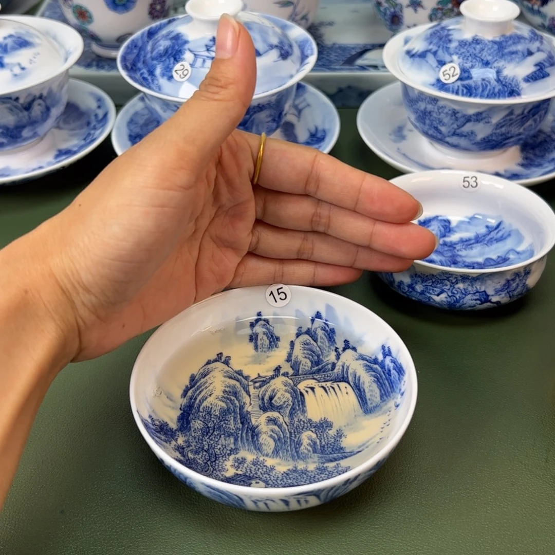 木木景德镇纯手工纯手绘茶具15