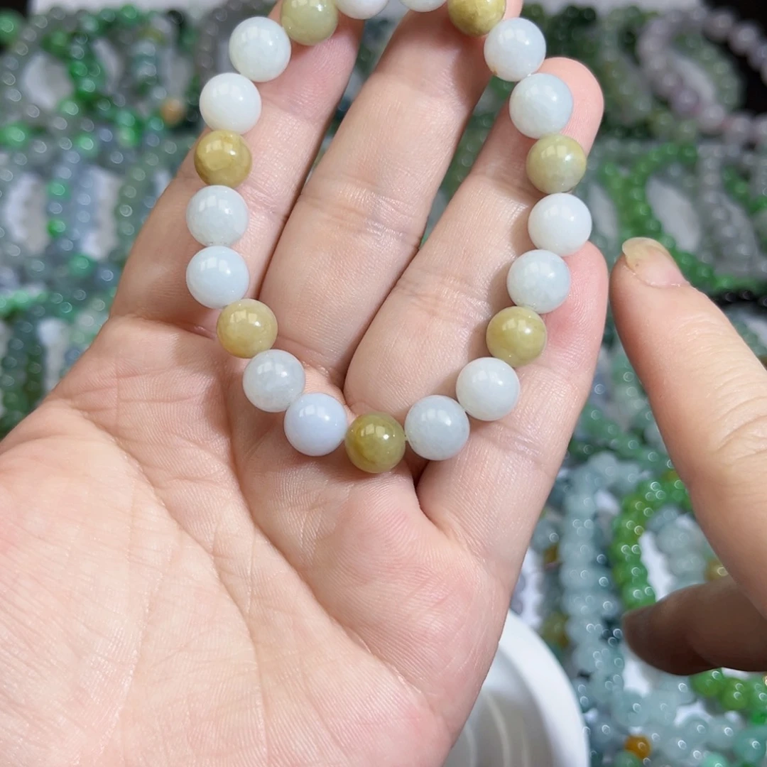 未镶嵌手串翡翠手串