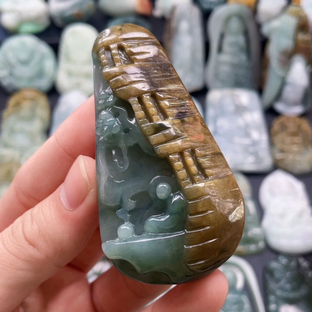 颈饰未镶嵌翡翠翡翠