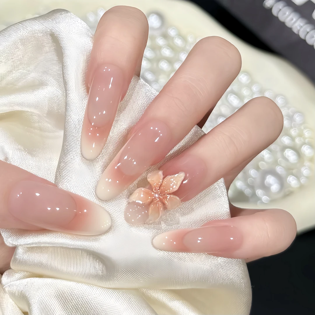 【秋日系列】  气质风纯欲风雕花 秋冬枫叶系列纯手工 穿戴甲