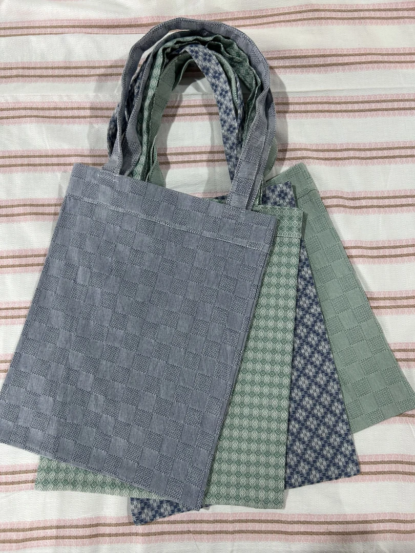 全棉非遗鲁锦老粗布布兜
