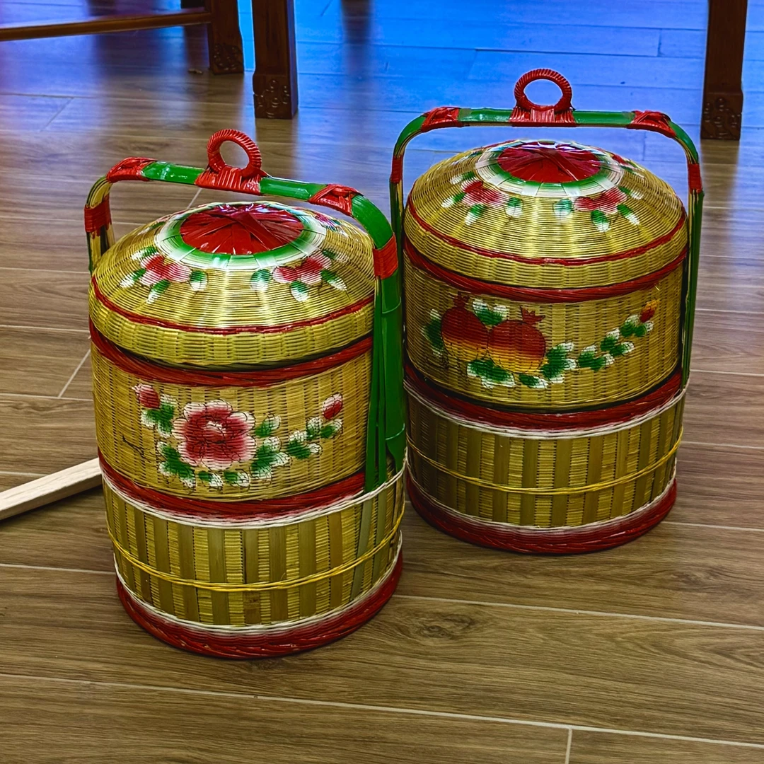 潮汕传统手工编织春盛（1个）