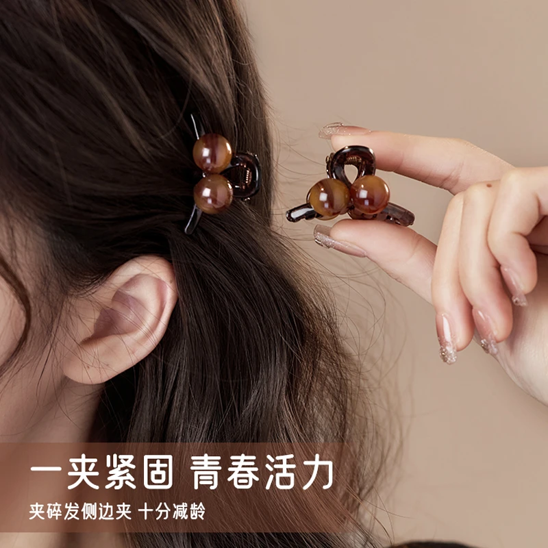 小抓夹女2025新款高级感精致刘海夹侧边碎发夹子迷你公主头顶发饰