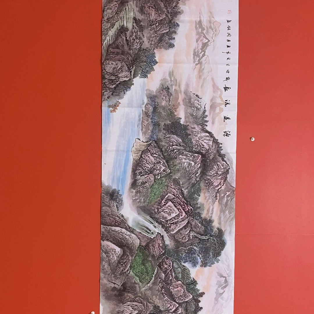 国画山水花鸟国画作品