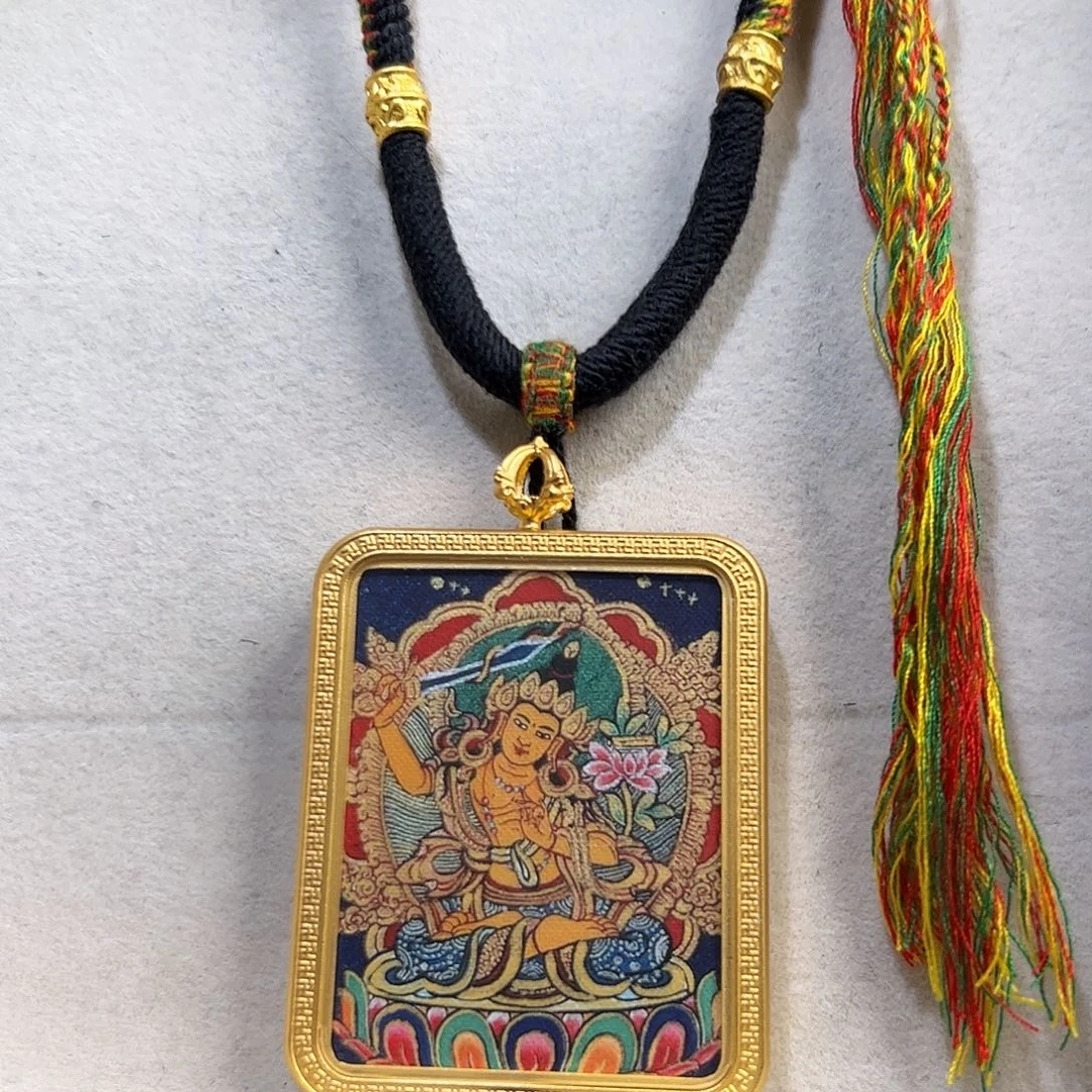 捣***技吊坠单面定制 文殊