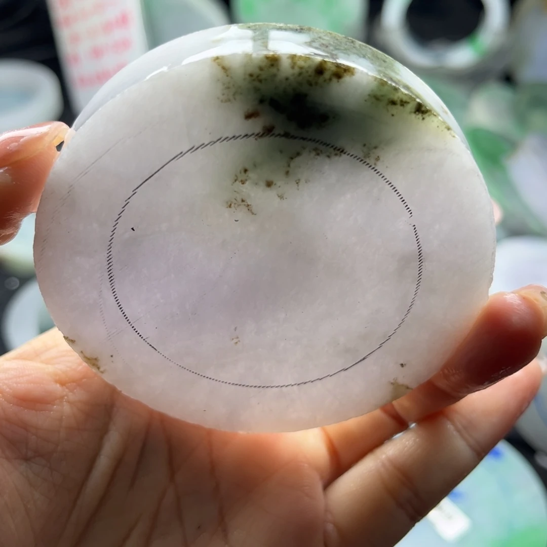 定制翡翠未镶嵌手镯放漏