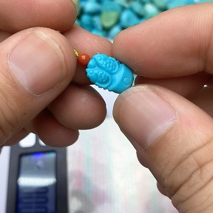 绿松石珠宝奇石未镶嵌