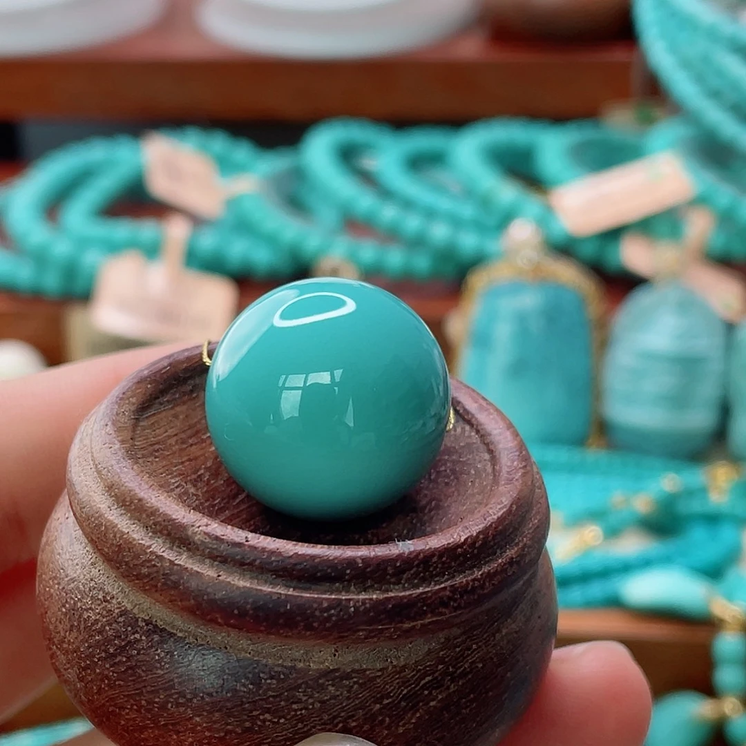 未镶嵌绿松石珠宝半成品